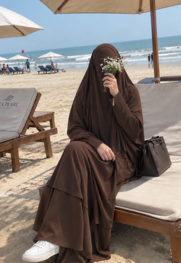 Hoorain Jilbab Set Black customer review