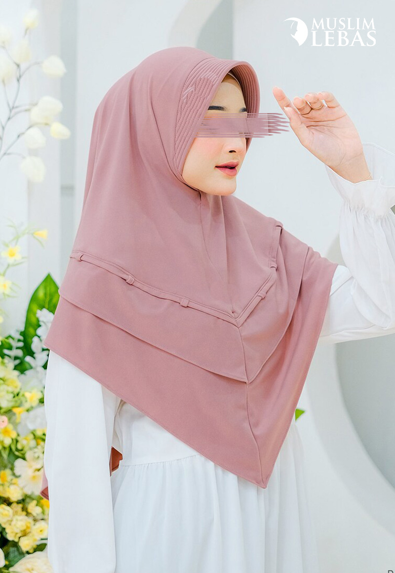ইন্দোনেশিয়ান স্টাইল হিজাব রোজ Indonesian Style Hijab Rose